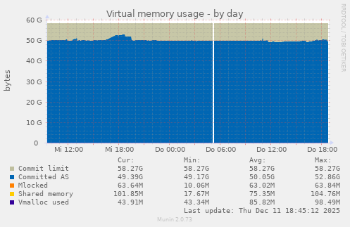 Virtual memory usage