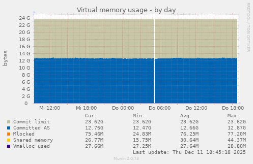 Virtual memory usage