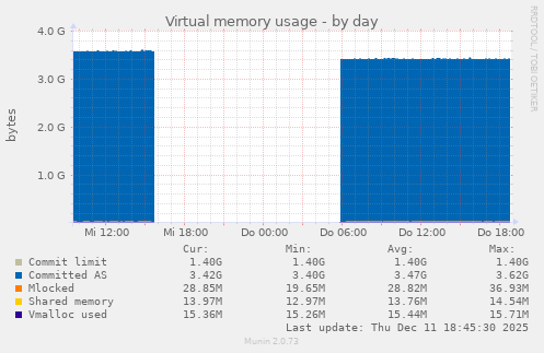 Virtual memory usage