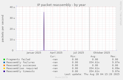 IP packet reassembly